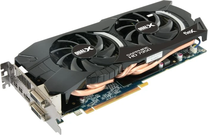Sapphire Radeon HD 7950 FleX OC Boost, 3GB GDDR5, 2x DVI, HDMI, 2x mDP, full retail