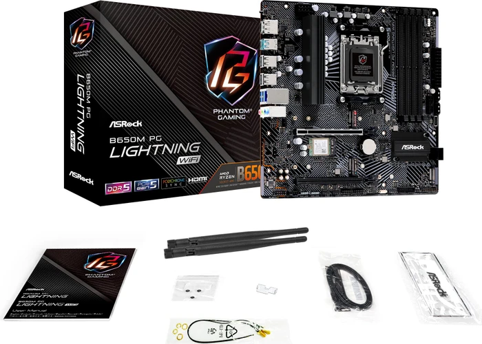 ASRock B650M PG Lightning WiFi (AMD AM5)