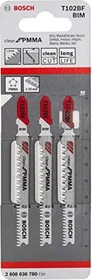 Bosch Professional T102BF BIM Clean for PMMA Stichsägeblatt, 92mm, 3 Stück
