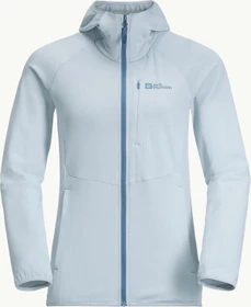 Jack Wolfskin Kolbenberg Hooded FZ Jacke soft blue (Damen)