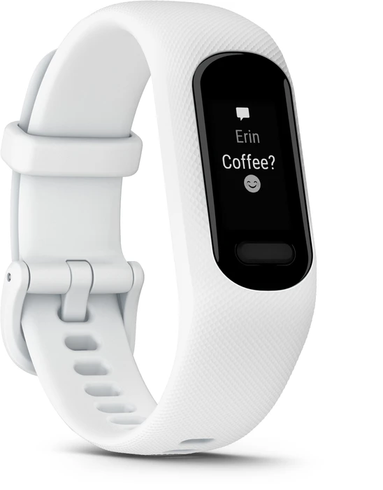 Garmin vivosmart 5 S/M Aktivitäts-Tracker weiß