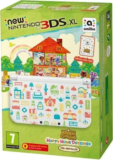 Nintendo New 3DS XL Animal Crossing: Happy Home Designer - Limited Edition weiß