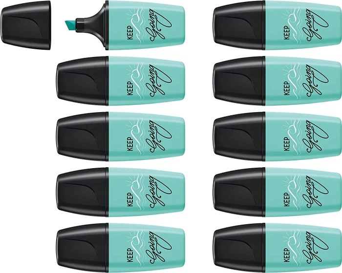 STABILO Boss Mini Pastellove pastelltürkis, 10er-Pack