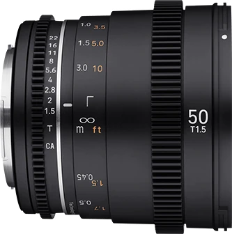 Samyang VDSLR 50mm T1.5 MK2 für Sony E