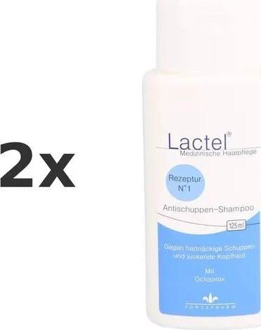 Lactel No 1 Antischuppen Shampoo, 125ml