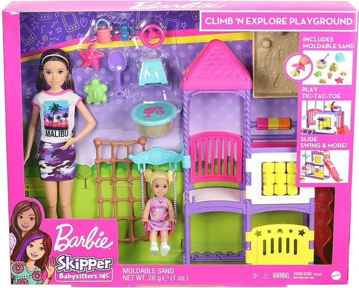 Mattel Barbie - Skipper Babysitters Inc. Spielplatz und Puppen Spielset