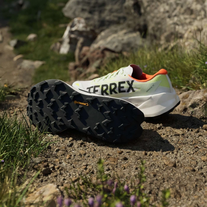 adidas Terrex Agravic TT cloud white/core black/semi impact orange (Damen)