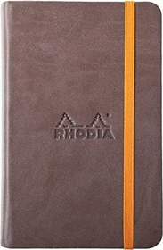 Rhodia Rhodiarama Notizbuch, A6, glatt, Hardcover, braun, 96 Blatt