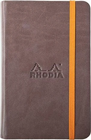 Rhodia Rhodiarama Notizbuch, A6, glatt, Hardcover, braun, 96 Blatt