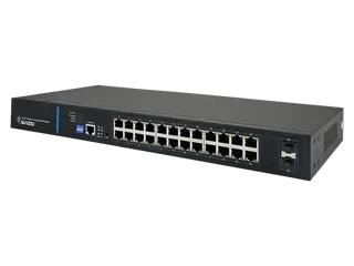 Avizio SM Rackmount Gigabit Managed Switch, 24x RJ-45, 2x SFP, 250W PoE+