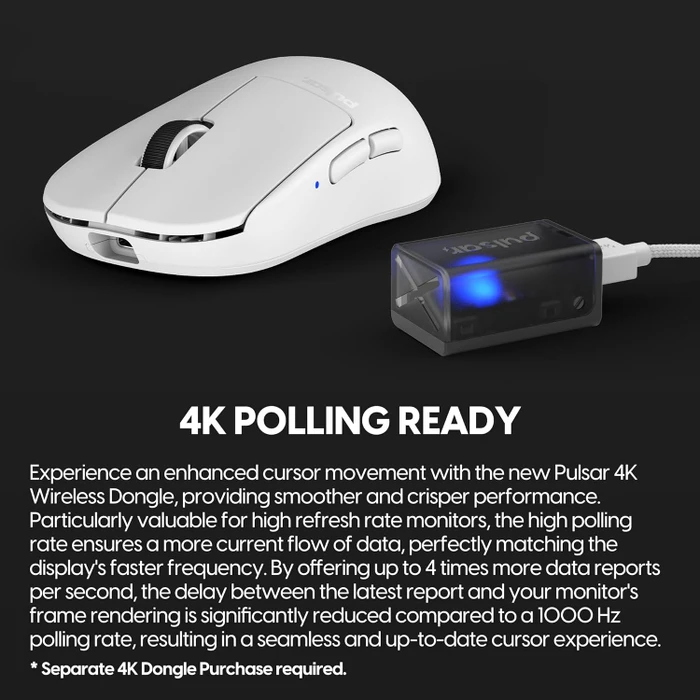 Pulsar Gaming Gears X2H Wireless weiß, USB