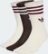 adidas 3-Streifen Crew Socken off white/aurora coffee, 3 Paare Vorschaubild