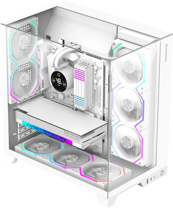 GameMax Infinity Pro WH, Glasfenster
