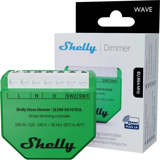 Shelly Wave Dimmer LR, Dimmaktor, 3er-Pack