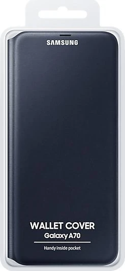Samsung Wallet Cover für Galaxy A70 schwarz
