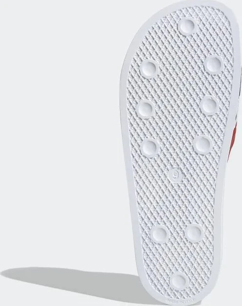 adidas Adilette red/cloud white/blue (Herren)