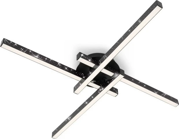 Briloner Rey LED Deckenleuchte 21W 60cm schwarz