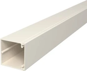 OBO Bettermann WDK60060CW Kabelkanal, 60x60mm, 2m, cremeweiß