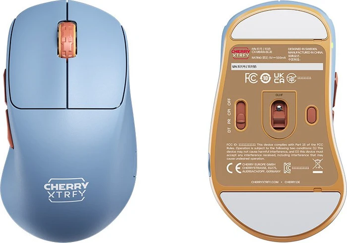 Cherry Xtrfy M64 Wireless blau, USB