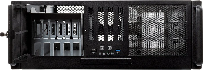 Unykach UK 4329, schwarz/grau, 4HE, ATX