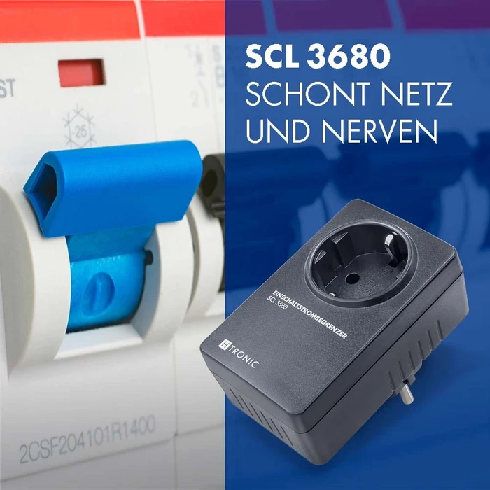 H-Tronic Einschaltstrombegrenzer SCL 3680, 1-fach, schwarz