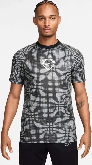 Nike Academy+ Dri-FIT Funktionsshirt kurzarm schwarz/weiß (Herren)