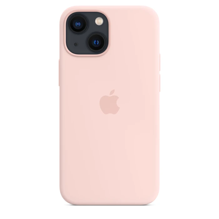 Apple Silikon Case mit MagSafe für iPhone 13 Mini kalkrosa