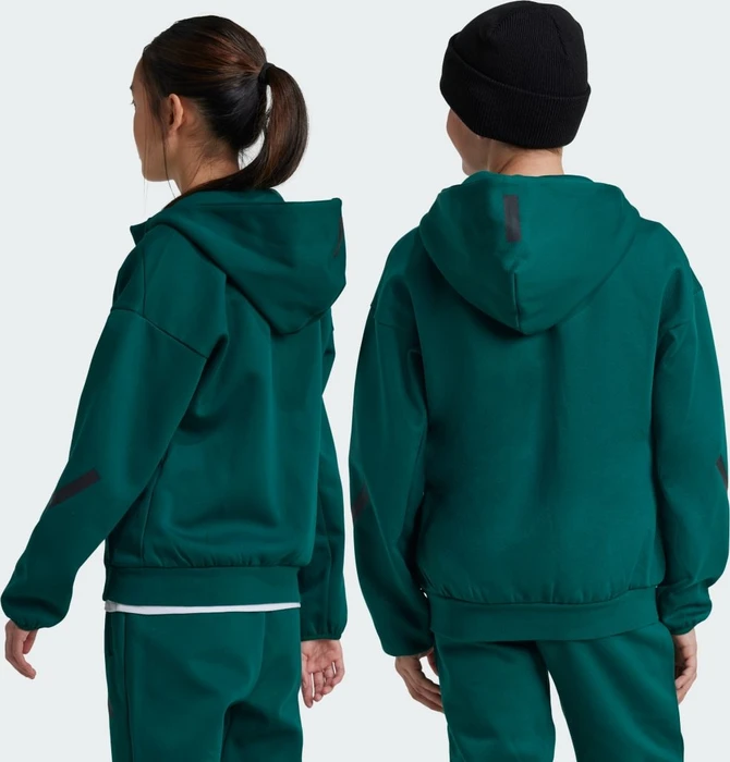 adidas Z.N.E. Zip Hoodie collegiate green/black (Junior)