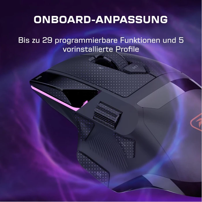 Turtle Beach Command Series MC5 Wireless Gaming Mouse, schwarz, USB/Bluetooth