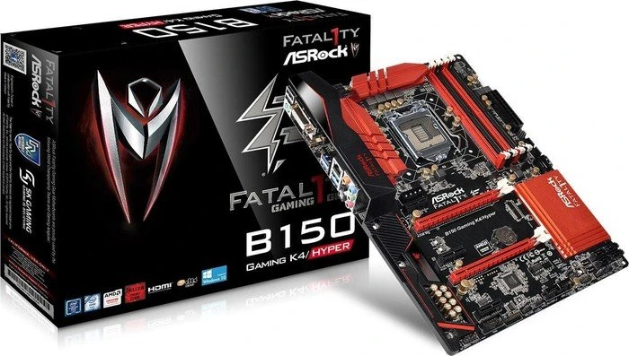 ASRock Fatal1ty B150 Gaming K4/Hyper (Intel 1151)