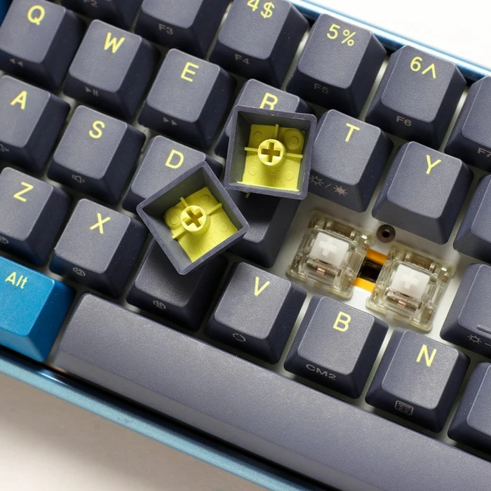 Ducky One 3 DayBreak Mini PBT blau, LEDs RGB, MX RGB RED, USB, DE