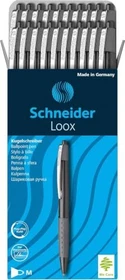 Schneider Loox M Kugelschreiber schwarz/grau, 20er-Pack