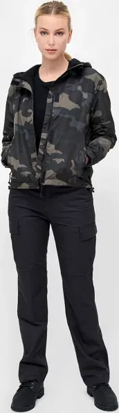 Brandit Windbreaker Frontzip Jacke darkcamo (Damen)