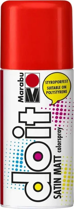 Marabu Do It Colorspray Satin Matt, zinnoberrot, 150ml