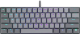 Endorfy Thock V2 Compact, PBT, grau, LEDs RGB, hot-swap, Endorfy RED, USB, US (EY5A128)