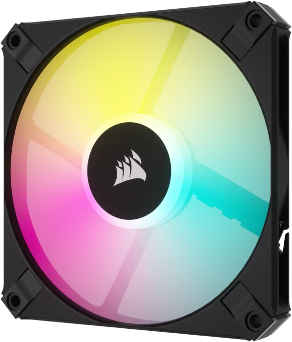 Corsair AF Series iCUE AF120 RGB Slim Twin Pack, schwarz, 120mm, 2er-Pack