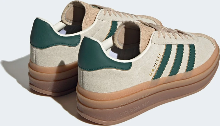 adidas Gazelle Bold cream white/collegiate green/magic beige (Damen)