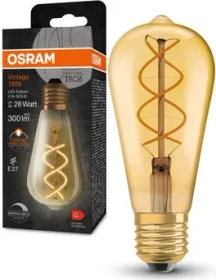Osram Ledvance Filament LED Vintage 1906 Edison 28 4W/820 E27 DIM