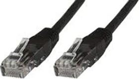 MicroConnect Patchkabel, Cat6, U/UTP, RJ-45/RJ-45, 0.3m, schwarz