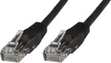 MicroConnect Patchkabel, Cat6, U/UTP, RJ-45/RJ-45, 0.3m, schwarz