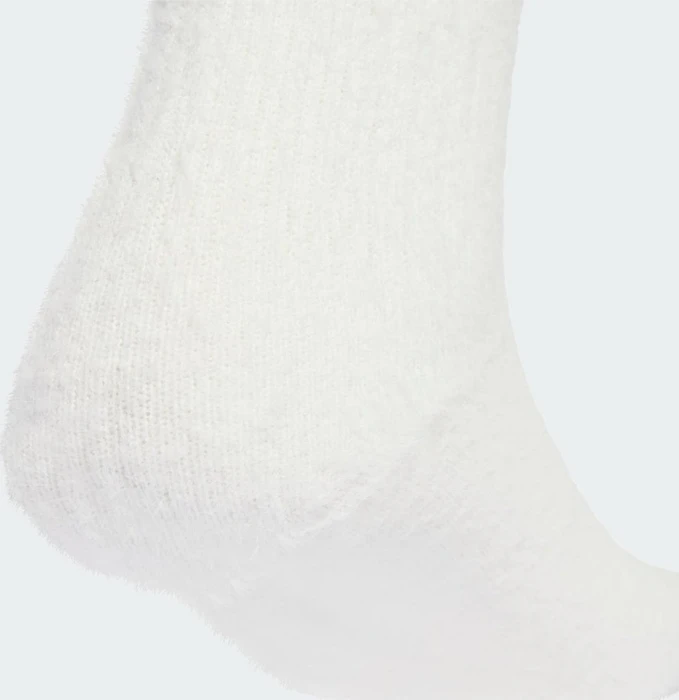 adidas Fluffy Crew Socken off white/black, 2 Paare