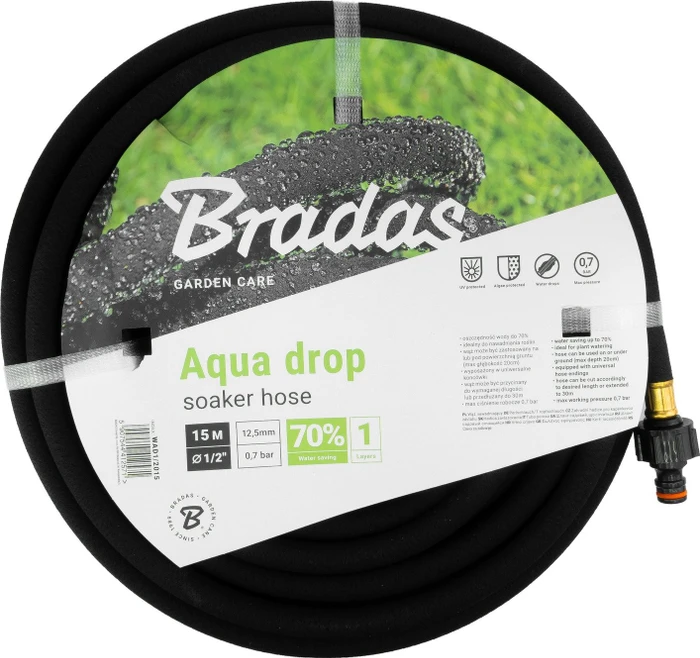 Bradas Aqua Drop Tropfschlauch 1/2", 15m