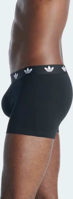 adidas Comfort Flex Cotton 3er Boxer Briefs black/medium grey heather/white (Herren)