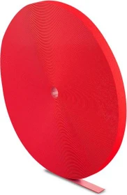 LABEL THE CABLE LTC PRO Roll Strap Kabelbinder, 25m, rot