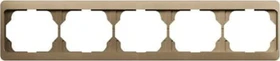 Busch-Jaeger Alpha exclusive Abdeckrahmen 5-fach Rahmen waagrecht, bronze