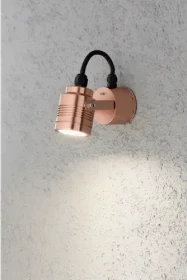 Konstsmide Monza 8cm Wandleuchte 3-flammig kupfer