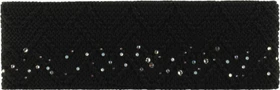 Eisbär Isabella Crystal Stirnband schwarz (Damen)