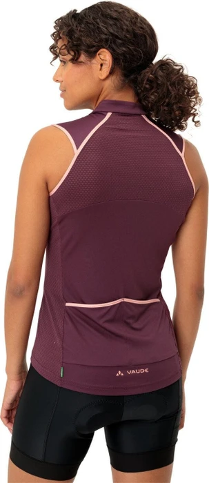 Vaude Posta FZ Trikot ärmellos cassis uni (Damen)