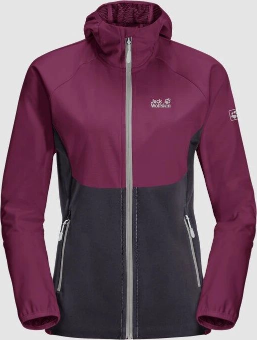 Jack Wolfskin Go Hike Softshell Funktionsjacke wild berry (Damen)