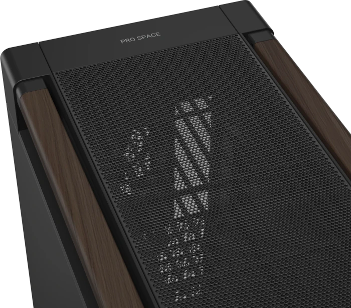 ASUS ProArt PA602 Wood Edition Modern Black, schwarz/braun, Metal Panel